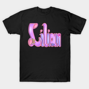 Lilian Girls and womens Personalized Custom name Lilian T-Shirt